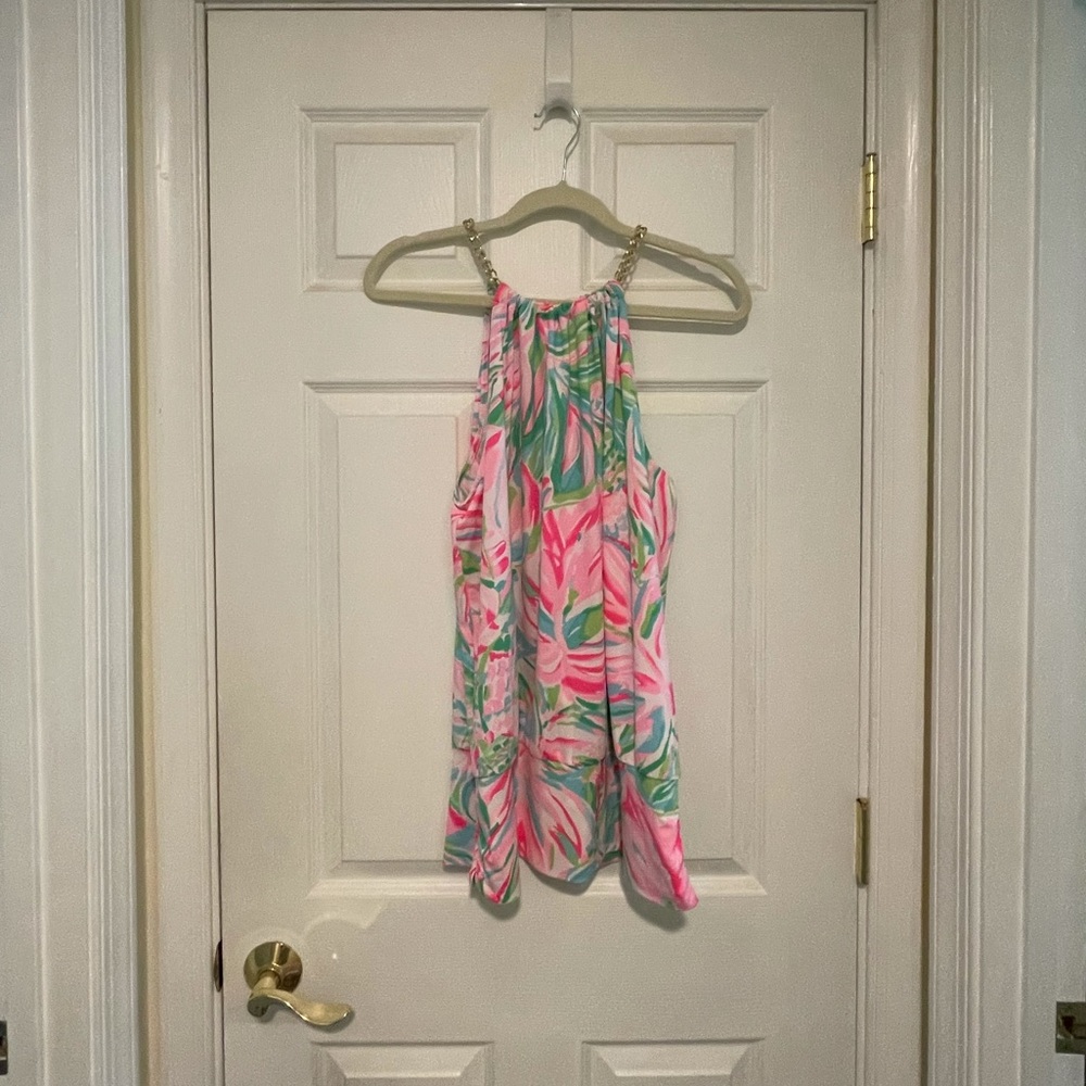 COPY - Lilly Pulitzer high neck blouse